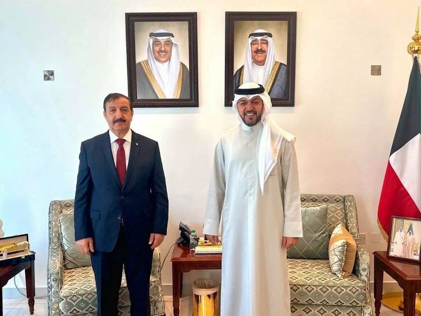 السفير صالح عطية يُستقبل من طرف سفير دولة الكويت لدى دولة قطر