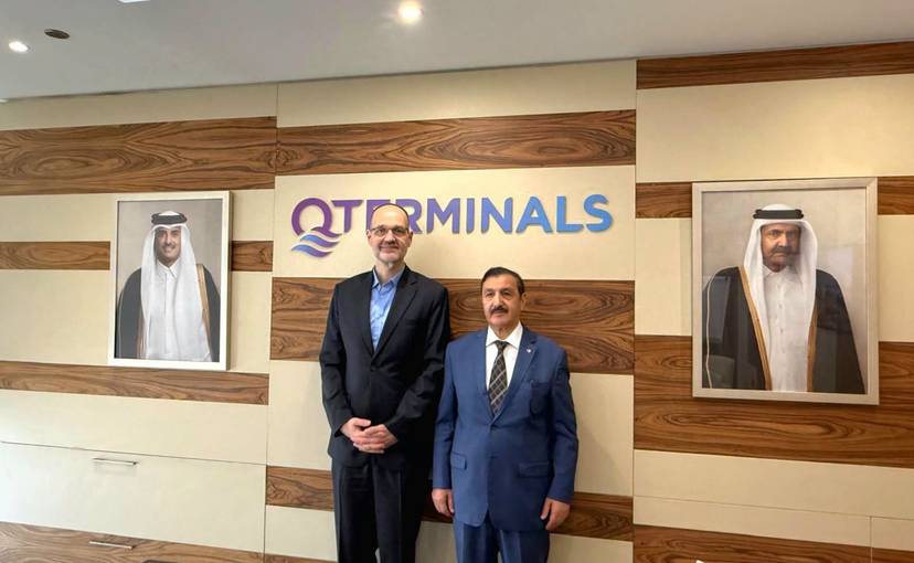 السفير صالح عطية يُستقبل من طرف الرئيس التنفيذي لمجموعة «كيوترمينالز» لبحث سبل التعاون في مجال الموانئ