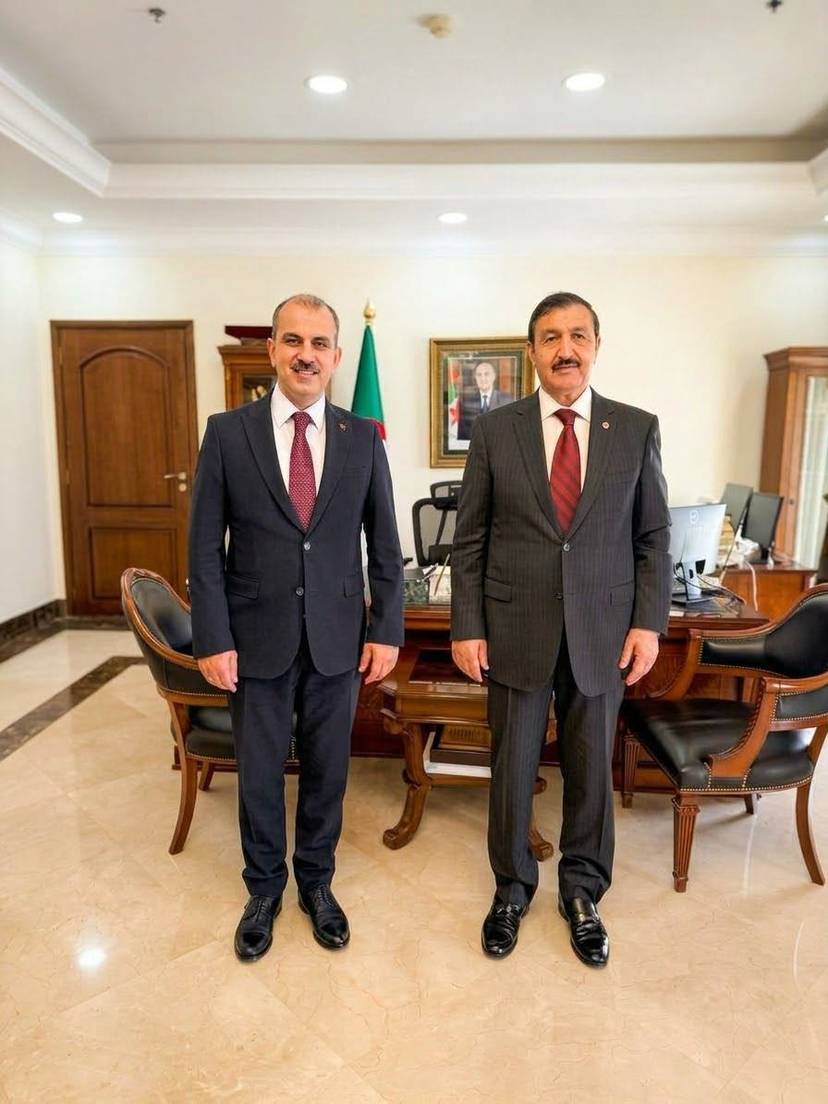 السفير صالح عطية يستقبل سفير الجمهورية التركية بمقر سفارة الجزائر بالدوحة